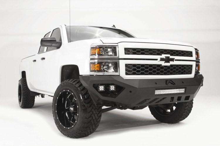 Fab Fours CS14 - D3051 - 1 Chevy Silverado 1500 2014 - 2015 Vengeance Front Bumper No Guard - Rugged Truck Gear