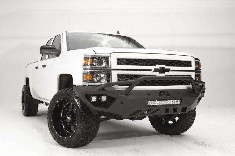 Fab Fours CS14 - D3052 - 1 Chevy Silverado 1500 2014 - 2015 Vengeance Front Bumper Pre - Runner Guard - Rugged Truck Gear