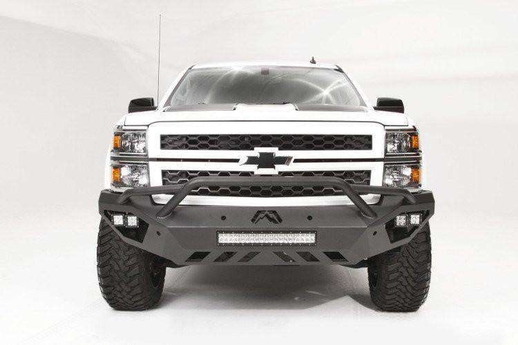 Fab Fours CS14 - D3052 - 1 Chevy Silverado 1500 2014 - 2015 Vengeance Front Bumper Pre - Runner Guard - Rugged Truck Gear