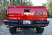 Fab Fours CS14 - U3150 - 1 2014 - 2018 Chevy Silverado 1500 Black Steel Elite Rear Bumper - Rugged Truck Gear