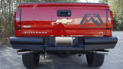 Fab Fours CS14 - U3150 - 1 2014 - 2018 GMC Sierra 1500 Black Steel Elite Rear Bumper - Rugged Truck Gear