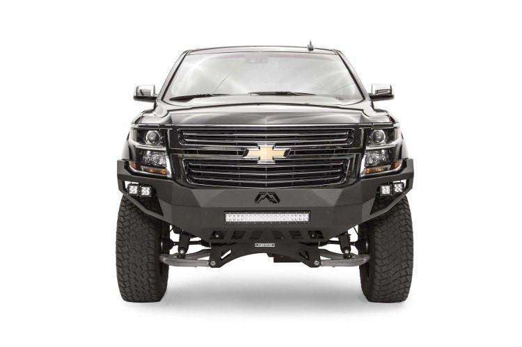 Fab Fours CS15-D3551-1 Chevy Suburban 2015-2020 Vengeance Front Bumper No Guard-BumperStock