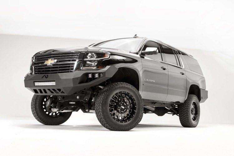 Fab Fours CS15 - D3551 - 1 Chevy Suburban 2015 - 2020 Vengeance Front Bumper No Guard - Rugged Truck Gear
