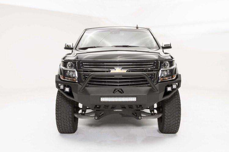 Fab Fours CS15 - D3552 - 1 Chevy Suburban 2015 - 2020 Vengeance Front Bumper Pre - Runner Guard - Rugged Truck Gear