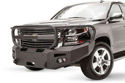 Fab Fours CS15 - F3550 - 1 Chevy Suburban 2015 - 2020 Premium Front Bumper Sensor Winch Ready Full Guard - Rugged Truck Gear
