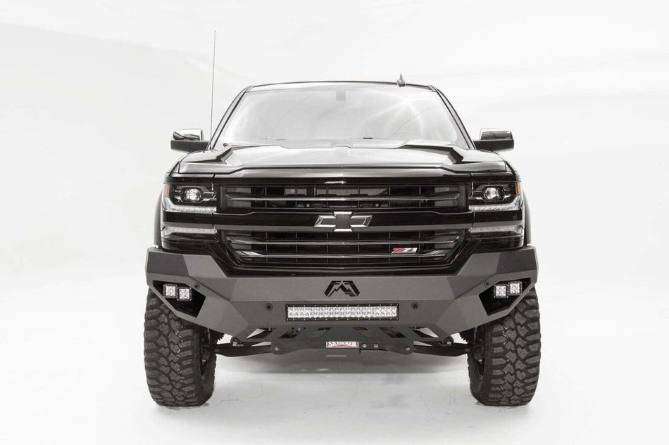 Fab Fours CS16 - D3851 - 1 2016 - 2018 Chevy Silverado 1500 Vengeance Front Bumper No Guard - Rugged Truck Gear