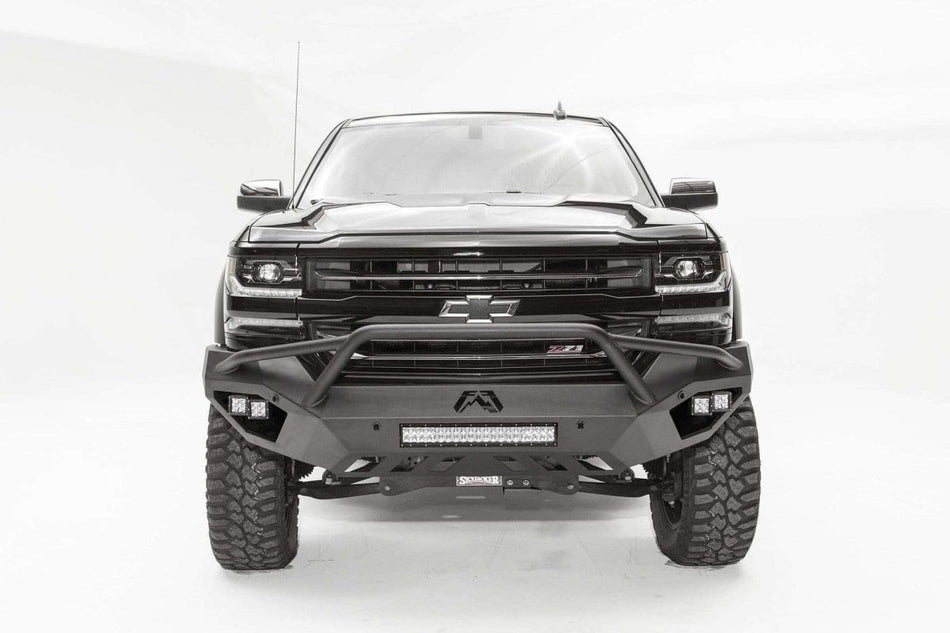 Fab Fours CS16 - D3852 - 1 2016 - 2018 Chevy Silverado 1500 Vengeance Front Bumper Pre - Runner Guard - Rugged Truck Gear