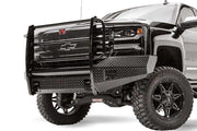 Fab Fours CS16 - K3860 - 1 Chevy Silverado 1500 2016 - 2018 Black Steel Front Bumper Full Guard - Rugged Truck Gear