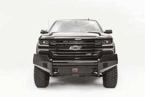 Fab Fours CS16-K3861-1 Chevy Silverado 1500 2016-2018 Black Steel Front Bumper No Guard-BumperStock