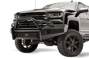 Fab Fours CS16 - K3862 - 1 Chevy Silverado 1500 2016 - 2018 Black Steel Front Bumper Pre - Runner Guard - Rugged Truck Gear