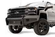 Fab Fours CS16 - R3861 - 1 Chevy Silverado 1500 2016 - 2018 Black Steel Elite Front Bumper No Guard - Rugged Truck Gear