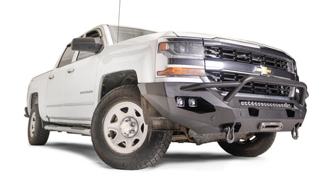 Fab Fours CS16 - X4852 - 1 Chevy Silverado 1500 2016 - 2018 Matrix Front Bumper Winch Ready Pre - Runner Guard - Rugged Truck Gear