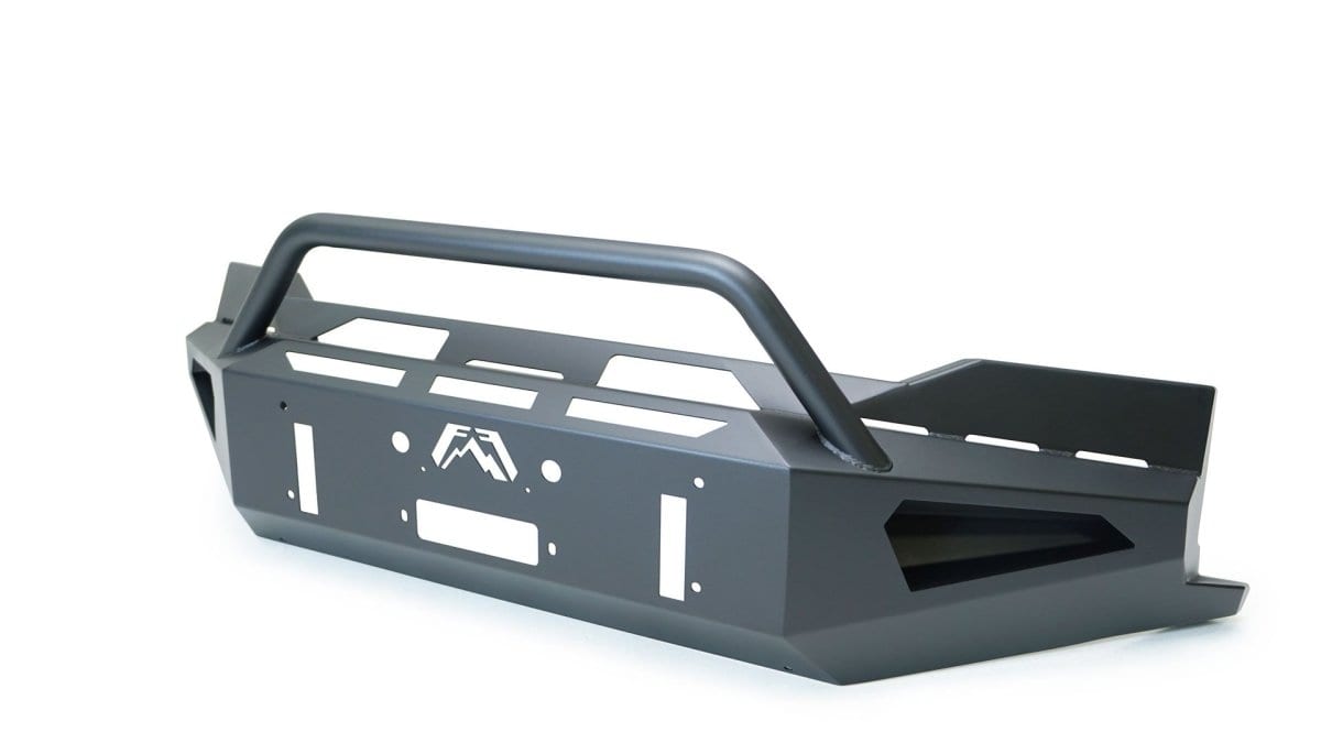 Fab Fours CS19 - RS4062 - 1 Chevy Silverado 1500 2019 - 2021 Red Steel Winch Front Bumper Pre - Runner Guard - Rugged Truck Gear