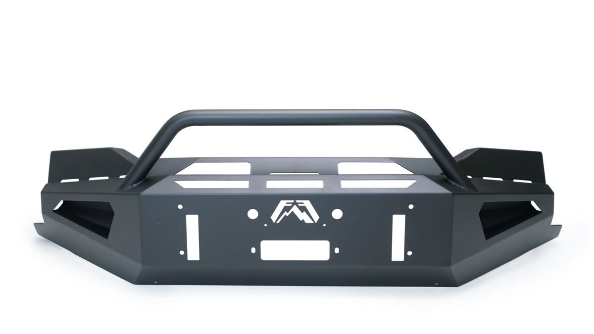 Fab Fours CS19 - RS4062 - 1 Chevy Silverado 1500 2019 - 2021 Red Steel Winch Front Bumper Pre - Runner Guard - Rugged Truck Gear