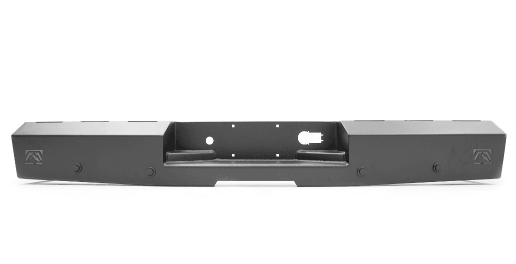 Fab Fours CS19 - RT4050 - 1 2019 - 2021 Chevy Silverado 1500 Red Steel Rear Bumper - Rugged Truck Gear