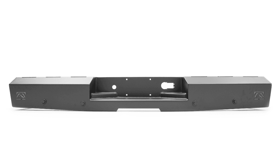 Fab Fours CS19 - RT4050 - 1 2019 - 2021 GMC Sierra 1500 Red Steel Rear Bumper - Rugged Truck Gear