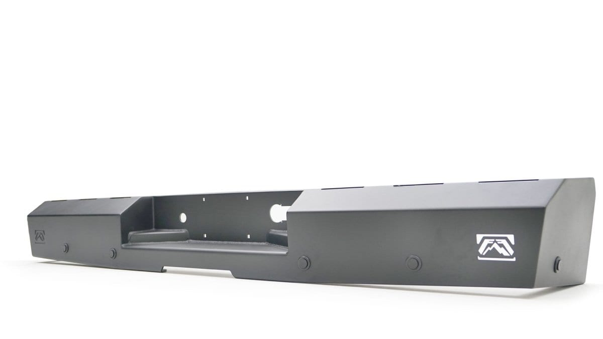 Fab Fours CS19 - RT4050 - 1 2019 - 2021 GMC Sierra 1500 Red Steel Rear Bumper - Rugged Truck Gear