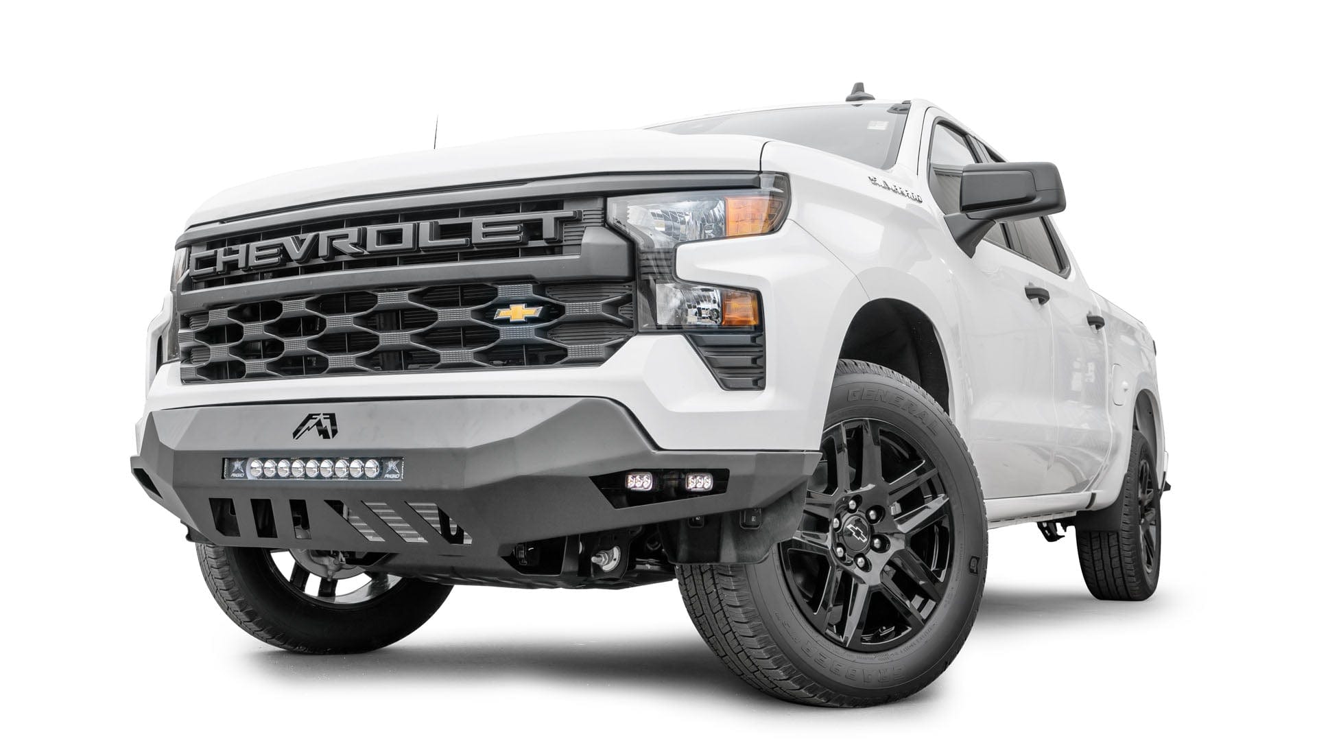 Fab Fours CS22 - D5661 - 1 2022.5 - 2024 Chevy Silverado 1500 Vengeance Front Bumper No Guard - Rugged Truck Gear