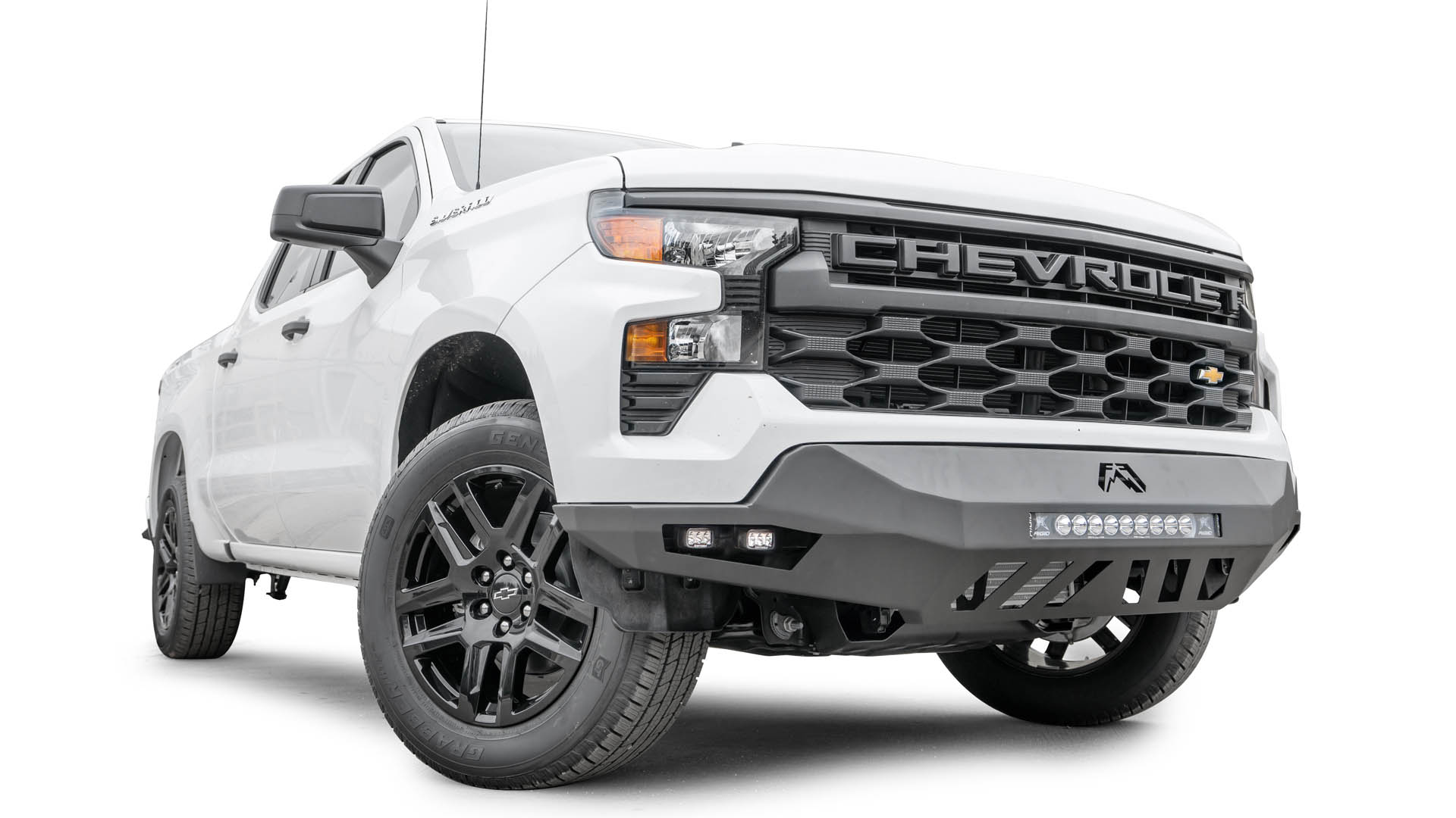 Fab Fours CS22 - D5661 - 1 2022.5 - 2024 Chevy Silverado 1500 Vengeance Front Bumper No Guard - Rugged Truck Gear