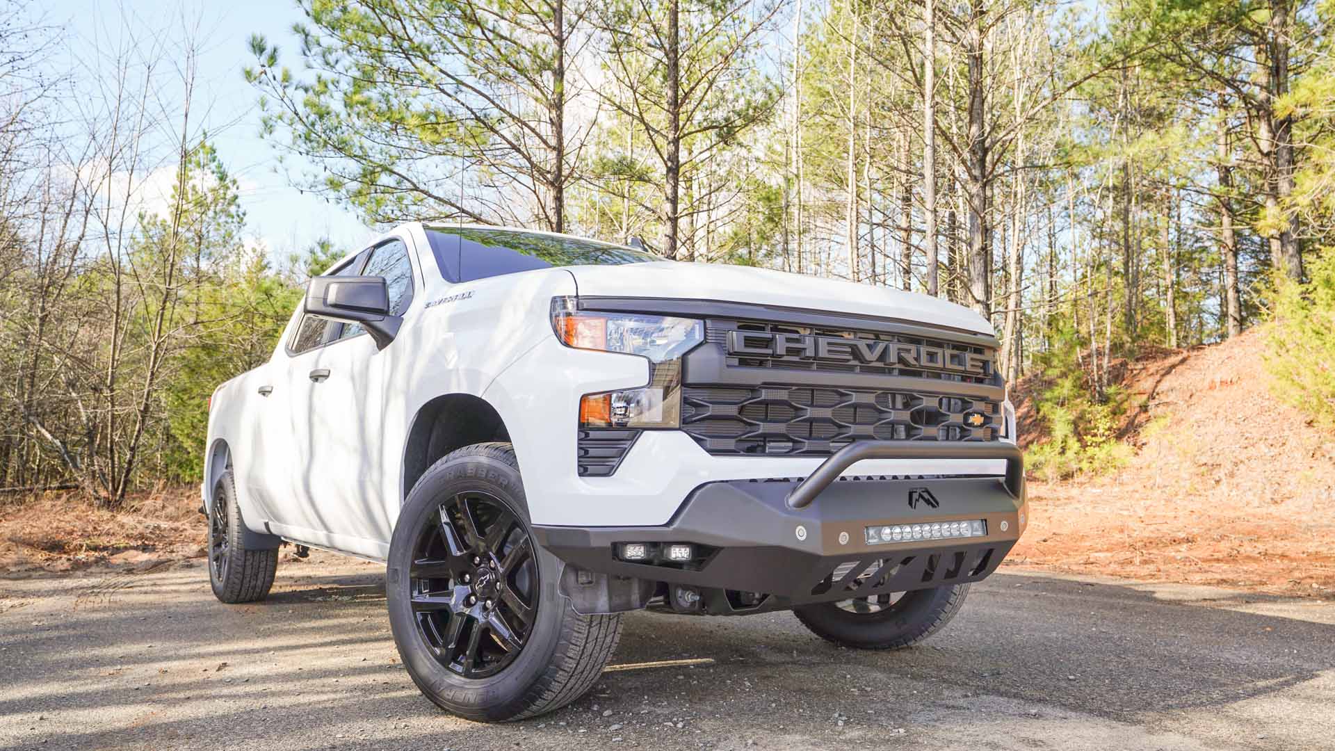 Fab Fours CS22 - D5662 - 1 2022.5 - 2024 Chevy Silverado 1500 Vengeance Front Bumper Pre - Runner Guard - Rugged Truck Gear