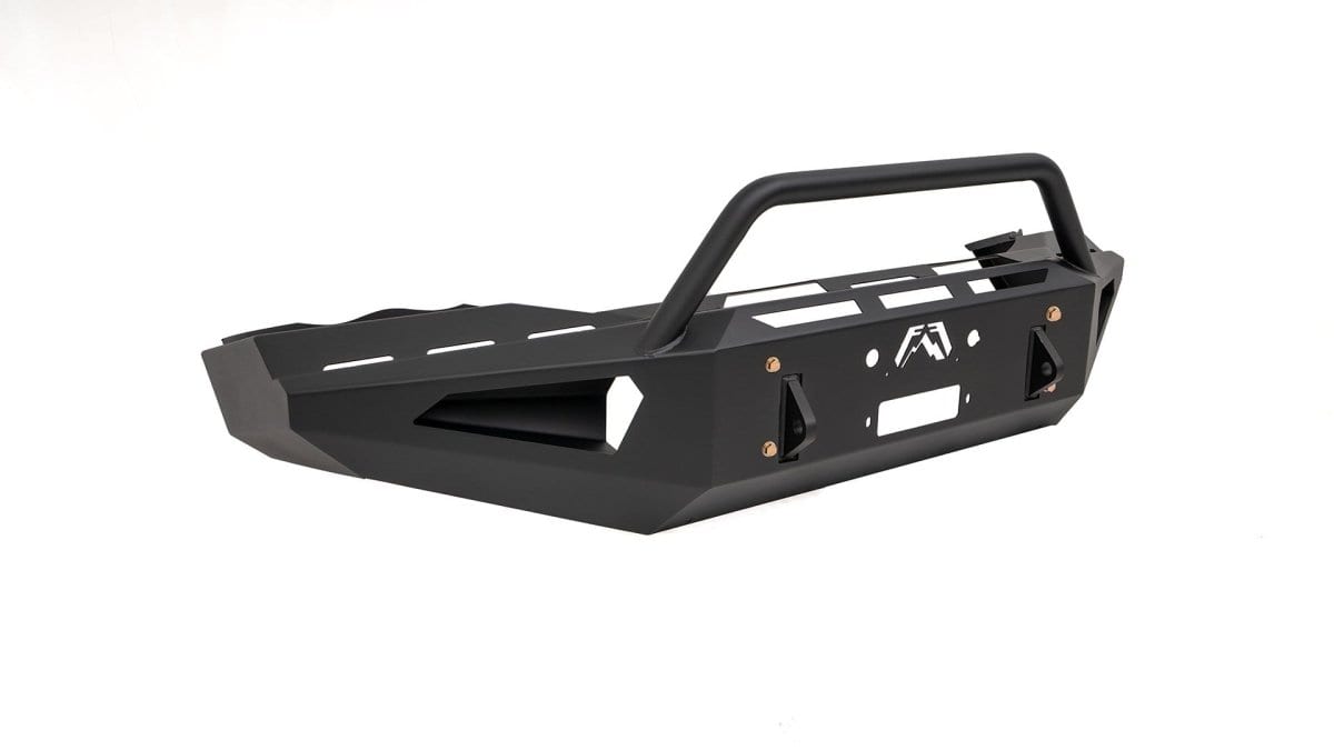 Fab Fours DR03 - RS1062 - 1 Dodge Ram 2500/3500 HD 2003 - 2005 Red Steel Winch Front Bumper Pre - Runner Guard - Rugged Truck Gear