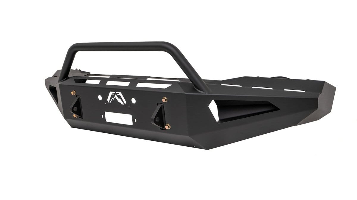 Fab Fours DR03 - RS1062 - 1 Dodge Ram 2500/3500 HD 2003 - 2005 Red Steel Winch Front Bumper Pre - Runner Guard - Rugged Truck Gear