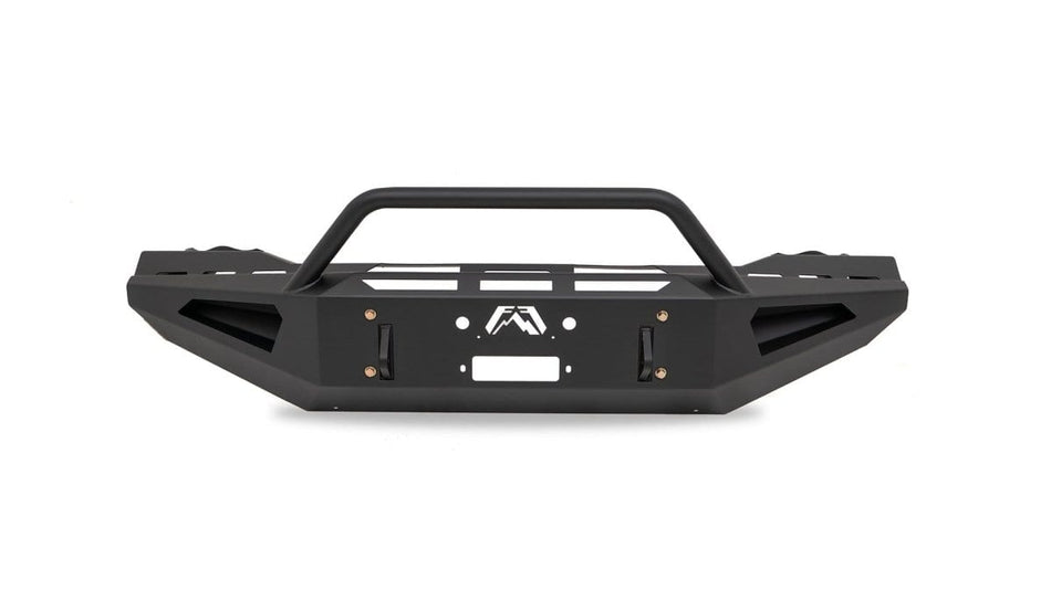 Fab Fours DR03 - RS1062 - 1 Dodge Ram 2500/3500 HD 2003 - 2005 Red Steel Winch Front Bumper Pre - Runner Guard - Rugged Truck Gear