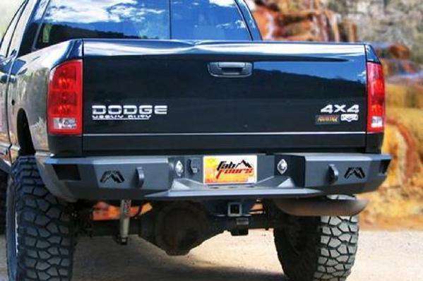 Fab Fours DR03 - W1050 - 1 Dodge Ram 2500/3500 2003 - 2009 Premium Rear Bumper Non - Sensor - Rugged Truck Gear