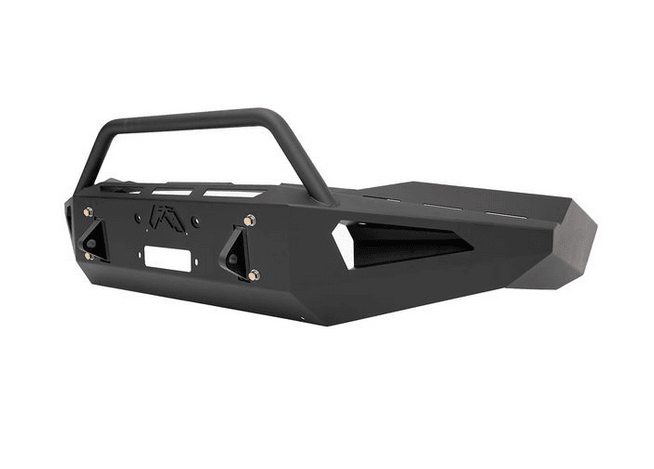 Fab Fours DR06 - RS1162 - 1 Dodge Ram 2500/3500 HD 2006 - 2009 Red Steel Winch Front Bumper Pre - Runner Guard - Rugged Truck Gear