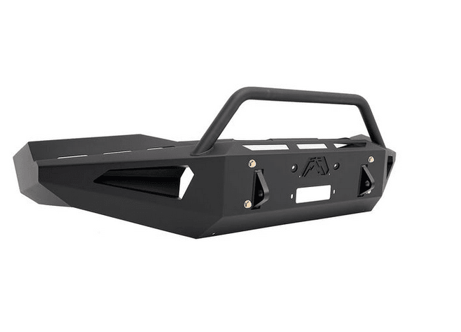 Fab Fours DR06 - RS1162 - 1 Dodge Ram 2500/3500 HD 2006 - 2009 Red Steel Winch Front Bumper Pre - Runner Guard - Rugged Truck Gear