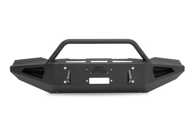 Fab Fours DR06 - RS1162 - 1 Dodge Ram 2500/3500 HD 2006 - 2009 Red Steel Winch Front Bumper Pre - Runner Guard - Rugged Truck Gear