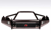 Fab Fours DR09 - K2462 - 1 Dodge Ram 1500 2009 - 2012 Black Steel Front Bumper Pre - Runner Guard - Rugged Truck Gear