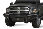 Fab Fours DR10 - Q2961 - 1 Dodge Ram 2500/3500 HD 2010 - 2018 Black Steel Elite Front Bumper No Guard - Rugged Truck Gear