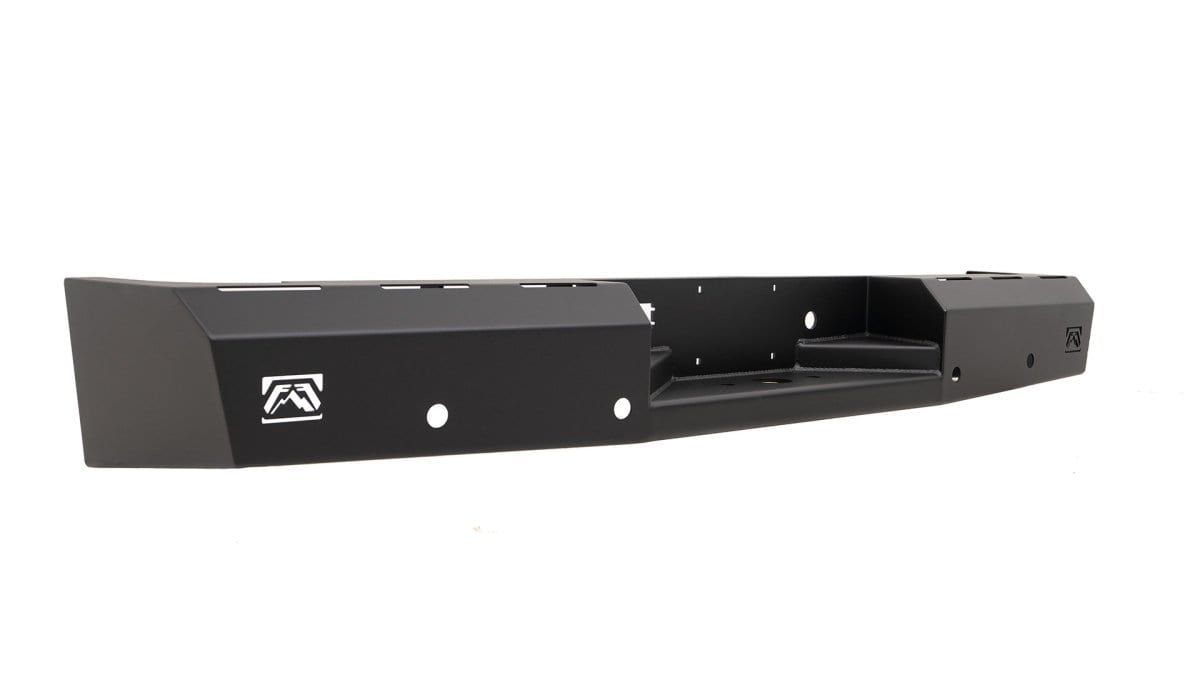 Fab Fours DR10 - RT2950 - 1 Dodge Ram 1500 2013 - 2018 Red Steel Rear Bumper - Rugged Truck Gear