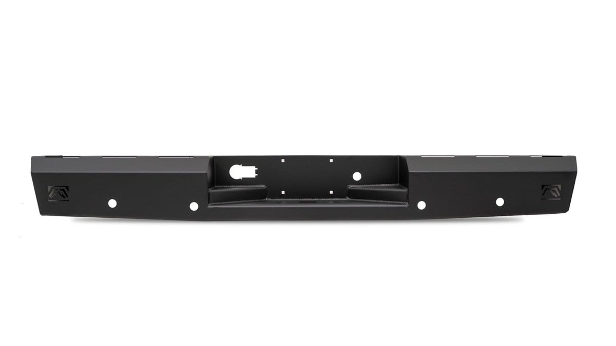 Fab Fours DR10 - RT2950 - 1 Dodge Ram 1500 2013 - 2018 Red Steel Rear Bumper - Rugged Truck Gear