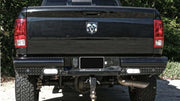 Fab Fours DR10 - T2950 - 1 Dodge Ram 1500 2009 - 2018 Black Steel Rear Bumper - Rugged Truck Gear