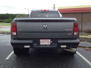 Fab Fours DR10-U2950-1 Dodge Ram 2500/3500 HD 2010-2018 Black Steel Elite Rear Bumper-BumperStock