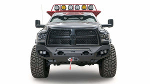 Fab Fours DR10-X2951-1 Dodge Ram 2500/3500 HD 2010-2018 Matrix Front Bumper Winch Ready No Guard-BumperStock