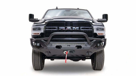 Fab Fours DR10-X2952-1 Dodge Ram 2500/3500 HD 2010-2018 Matrix Front Bumper Winch Ready Pre-Runner Guard-BumperStock