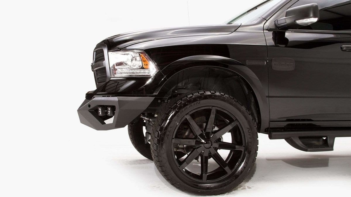 Fab Fours DR13 - D2951 - 1 Dodge Ram 1500 2013 - 2018 Vengeance Front Bumper No Guard - Rugged Truck Gear