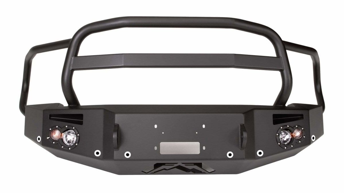 Fab Fours DR13 - F2950 - 1 Ram 1500 2013 - 2018 Premium Front Bumper Winch Ready Full Guard - Rugged Truck Gear