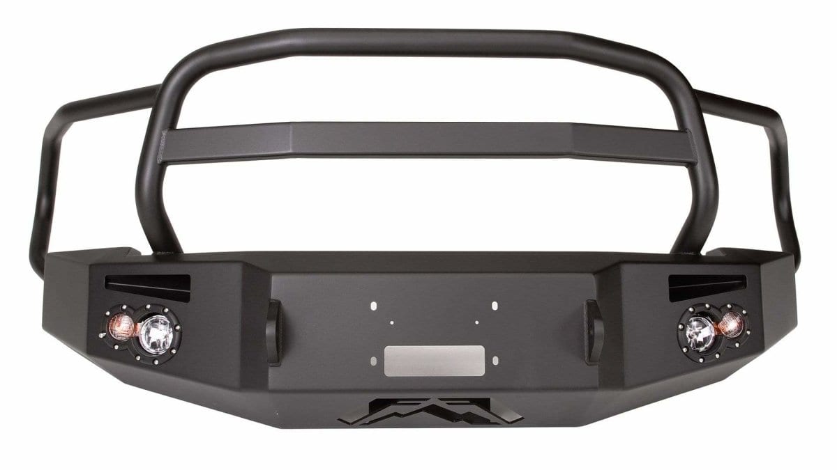 Fab Fours DR13 - H2950 - 1 Ram 1500 2013 - 2018 Premium Front Bumper Winch Ready Full Guard Non - Sensor - Rugged Truck Gear