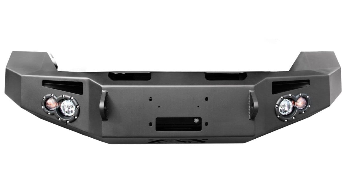 Fab Fours DR13 - H2951 - 1 Ram 1500 2013 - 2018 Premium Front Bumper Winch Ready No Guard Non - Sensor - Rugged Truck Gear
