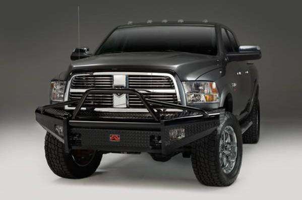 Fab Fours DR13 - K2962 - 1 Dodge Ram 1500 2013 - 2018 Black Steel Front Bumper Pre - Runner Guard - Rugged Truck Gear