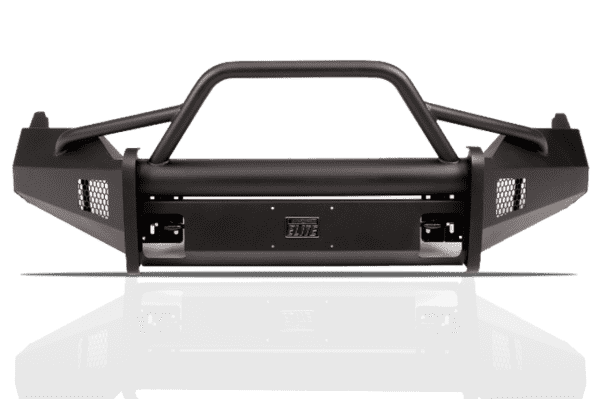 Fab Fours DR13 - R2962 - 1 Dodge Ram 1500 2013 - 2018 Black Steel Elite Front Bumper Pre - Runner Guard - Rugged Truck Gear