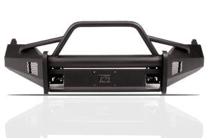 Fab Fours DR13-R2962-1 Dodge Ram 1500 2013-2018 Black Steel Elite Front Bumper Pre-Runner Guard-BumperStock