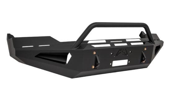 Fab Fours DR13 - RS2462 - 1 Dodge Ram 1500 2013 - 2018 Red Steel Winch Front Bumper Pre - Runner Guard - Rugged Truck Gear