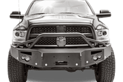 Fab Fours DR16 - C4052 - 1 Ram 2500/3500 2016 - 2018 Premium Winch Ready Front Bumper Pre - Runner Guard Sensor - Rugged Truck Gear