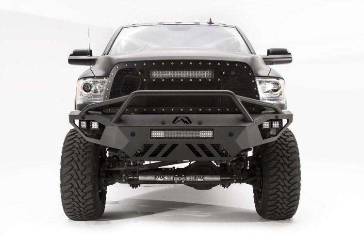Fab Fours DR16 - V4052 - 1 Dodge Ram 2500/3500 HD 2016 - 2018 Vengeance Front Bumper Pre - Runner Guard Sensor - Rugged Truck Gear