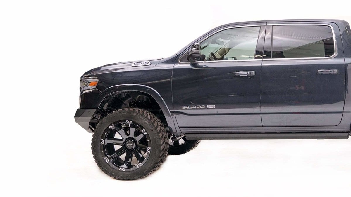 Fab Fours DR19 - D4251 - 1 Ram 1500 2019 - 2024 Vengeance Front Bumper No Guard - Rugged Truck Gear